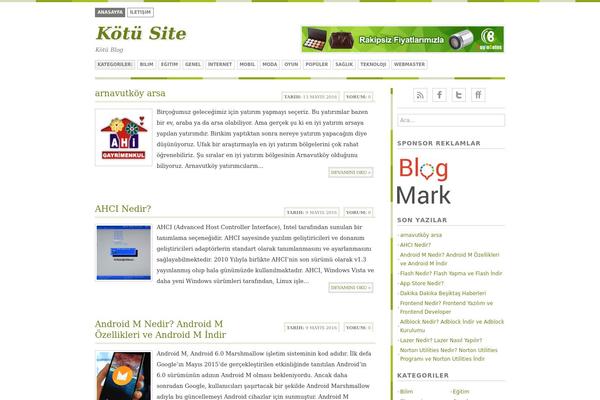 Bisade theme site design template sample