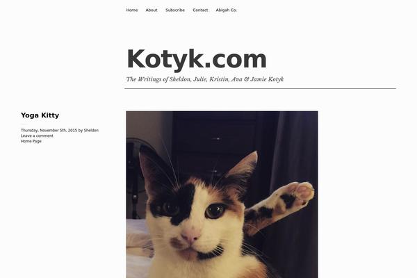 Cocoa theme site design template sample
