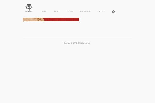 Mono theme site design template sample