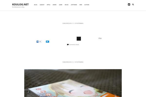 Ignite theme site design template sample