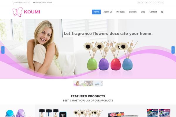 Nocti theme site design template sample