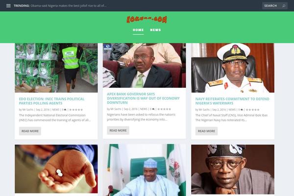 Sanasar theme site design template sample
