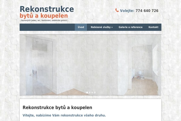 koupelny-rekonstrukce.cz site used Cerny