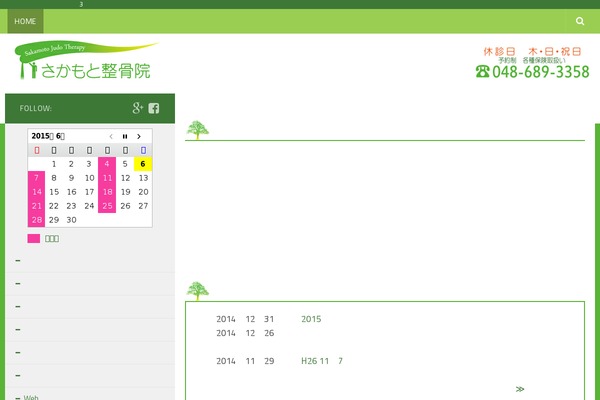 Site using Biz Calendar plugin