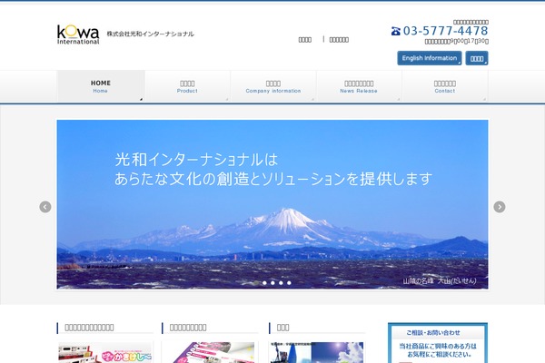 BizVektor Child theme site design template sample