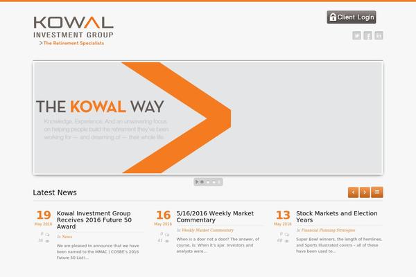 Progress theme site design template sample