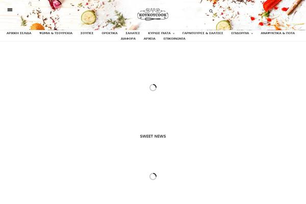 The Voux theme site design template sample
