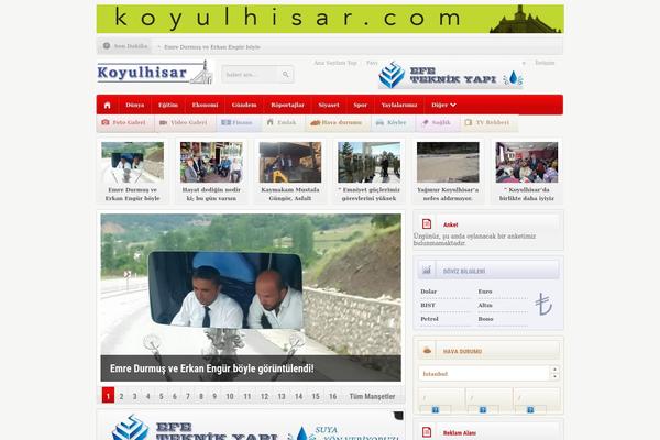koyulhisar.com site used HaberMatik V3