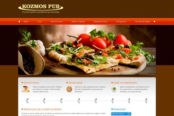 Simple theme site design template sample