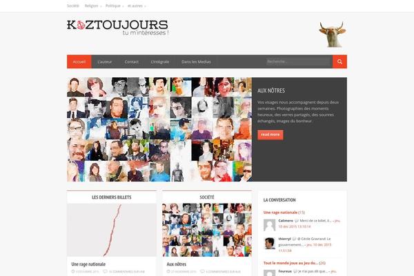 Compasso theme site design template sample