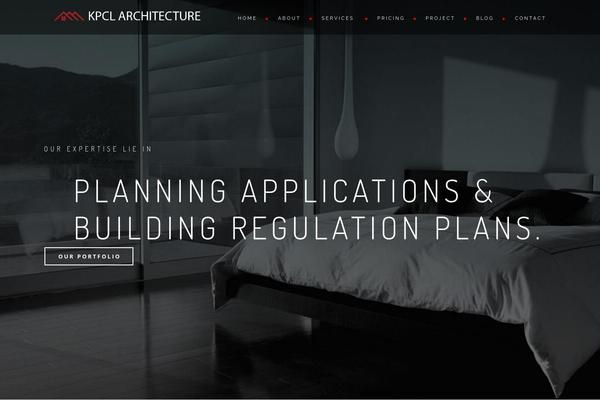 Archi theme site design template sample