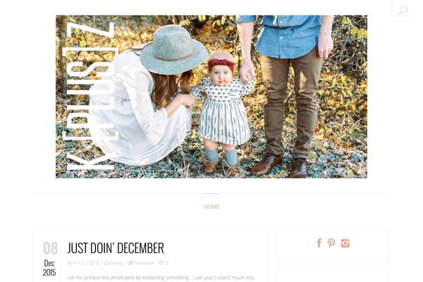 John Doe's Blog theme site design template sample