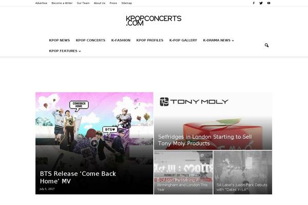 The Voux theme site design template sample