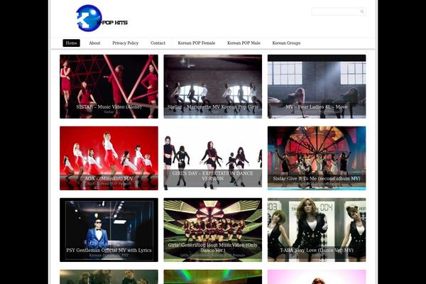 SimpleGrid theme site design template sample
