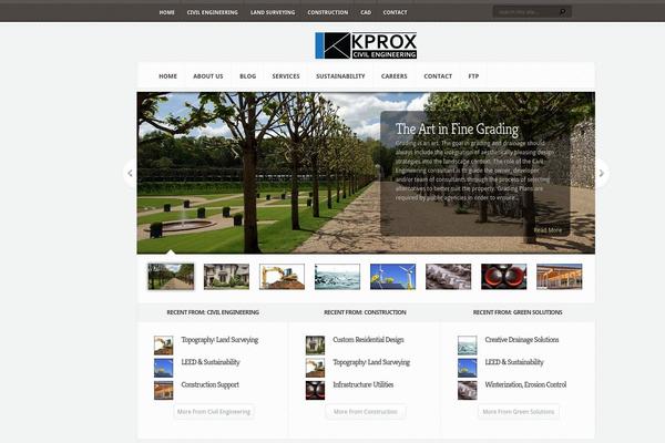 Aggregate theme site design template sample