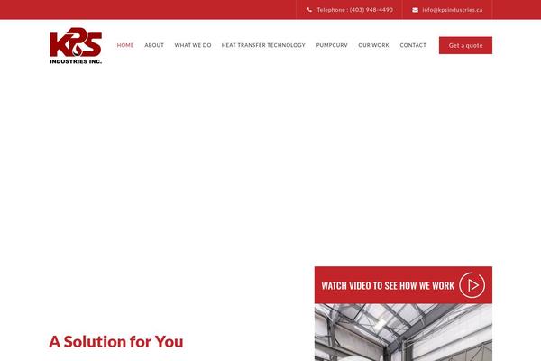 Site using Themestek-industco-extras plugin