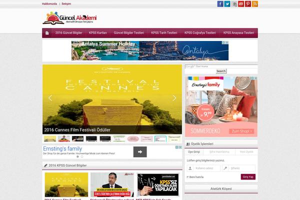Webportal v2 theme site design template sample