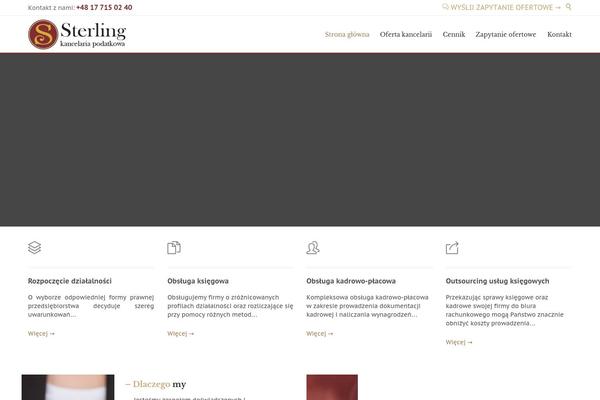 Sterling theme site design template sample