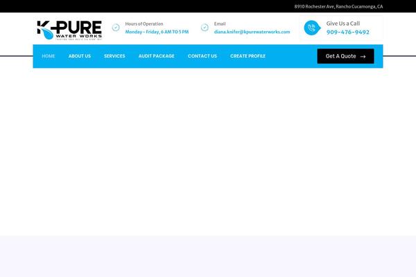 kpurewaterworks.com site used Screwer