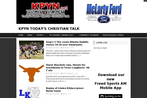 MH Magazine lite theme site design template sample