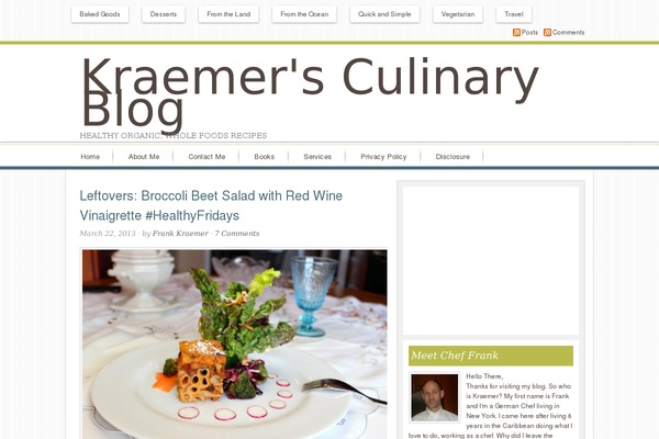 Recipes.net theme site design template sample