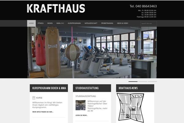 Hamburg theme site design template sample