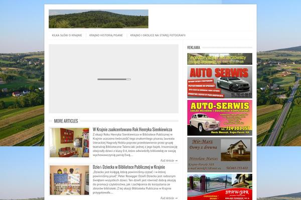 Leaf theme site design template sample