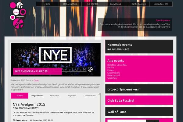 Site using Event post plugin