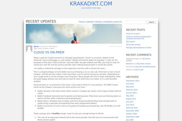 P3 theme site design template sample