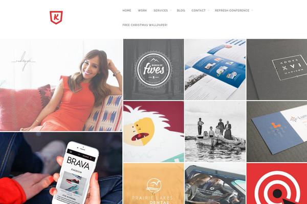 GridStack theme site design template sample