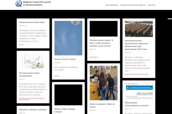 Site using FeedBurner Footer SlideUp plugin