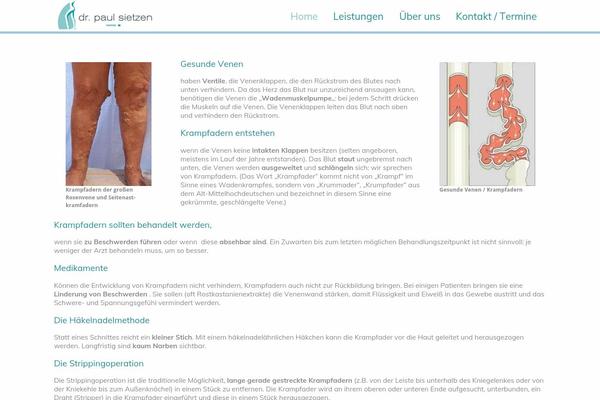 HealthCenter theme site design template sample