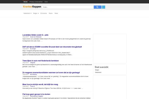 krantenkoppen.eu site used Beurs