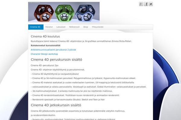 Response theme site design template sample