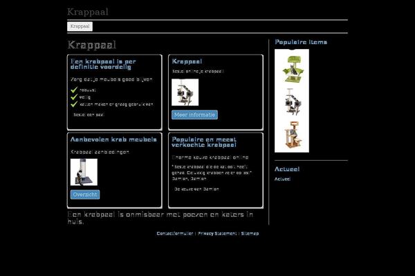 Nano theme site design template sample