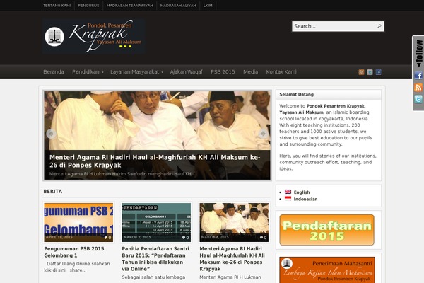 Site using Sangar-slider plugin