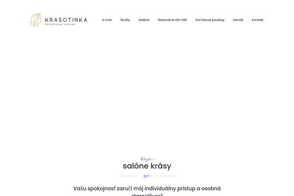 Paradise theme site design template sample