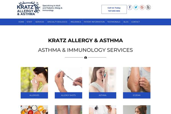 Kaya theme site design template sample