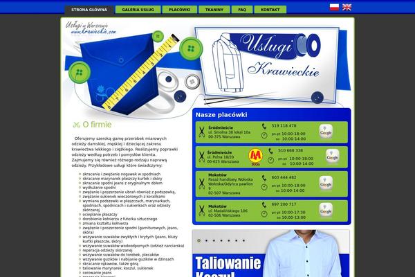 krawieckie.com site used Tailor_wp_theme