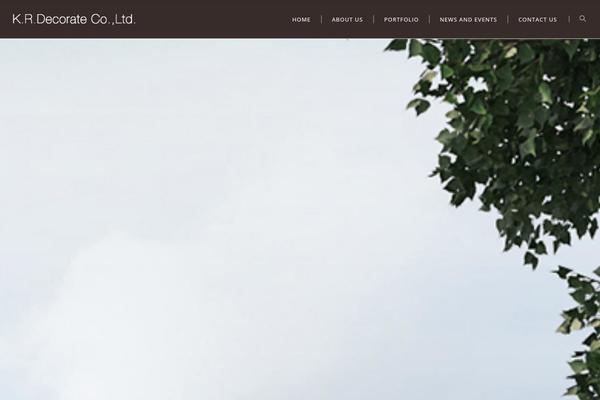 Ratio theme site design template sample