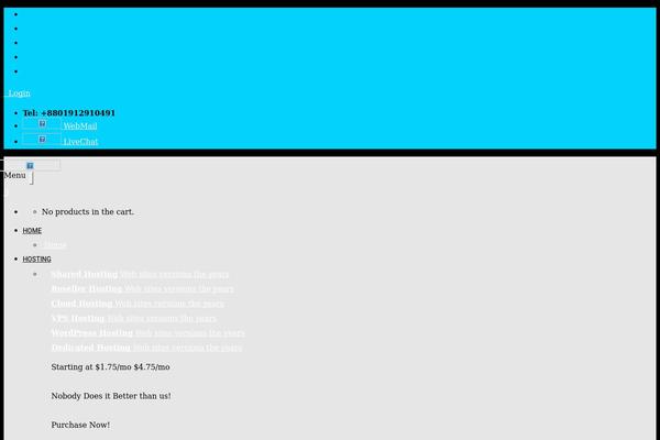Site using Pricing Table by Supsystic plugin