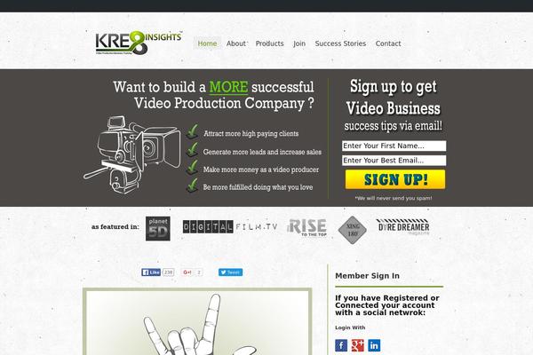 BUILDER theme site design template sample