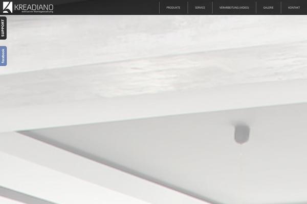 Visia theme site design template sample