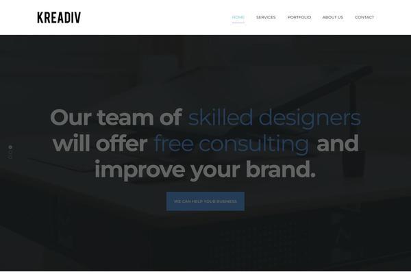The-core-child theme site design template sample
