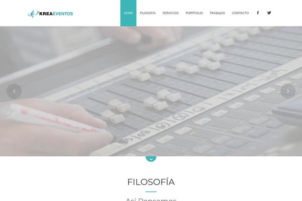 Site using TweetScroll Widget plugin