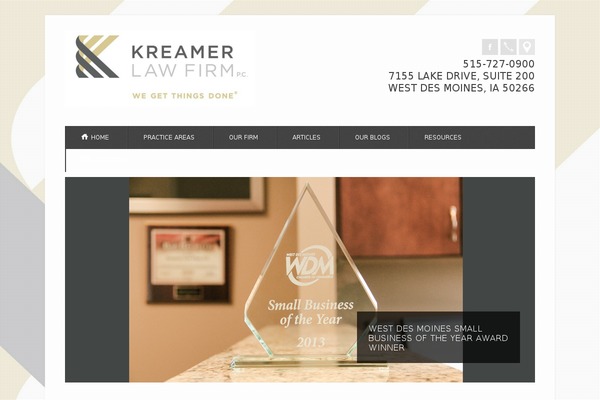 kreamerlaw.com site used Kreamerlaw