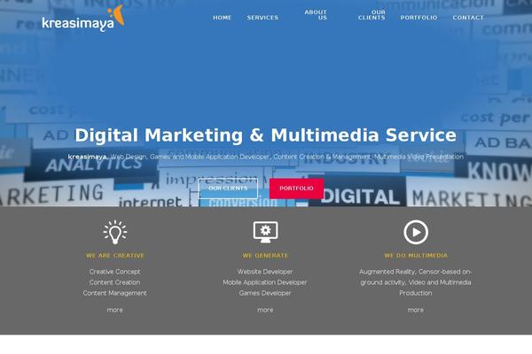 Optimizer theme site design template sample