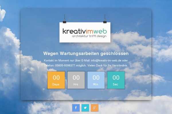 Site using EZP Coming Soon Page plugin