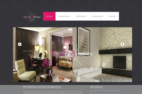 kreativeambiance.com site used Theme1899