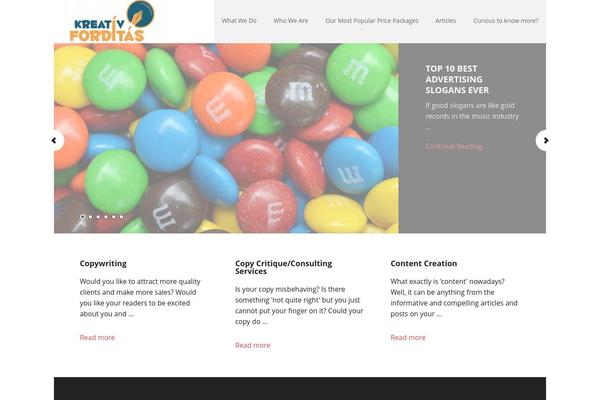 Parallax Pro theme site design template sample